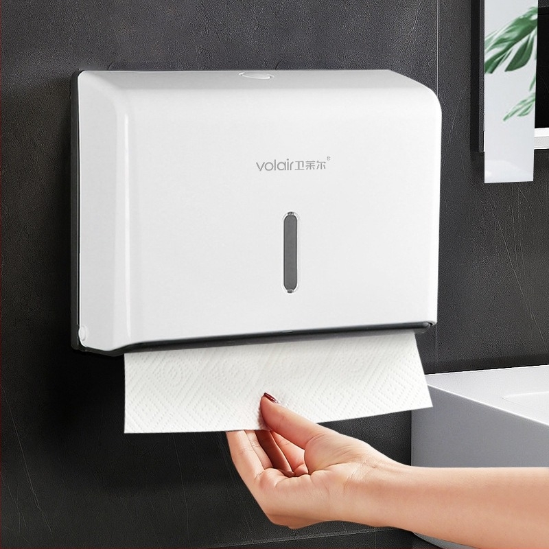 Kutija za ručnike za ruke, zidna, bez bušilice, hotelski WC, komercijalna kutija za sušenje ruku, držač maramica za ruke, vodootporna za kuhinju