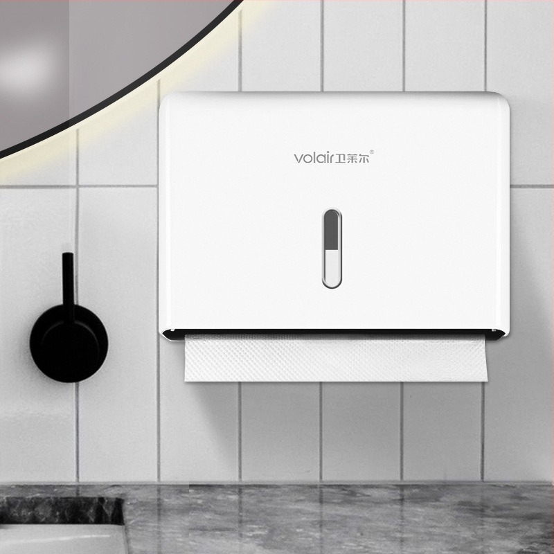 Kutija za ručnike za ruke, zidna, bez bušilice, hotelski WC, komercijalna kutija za sušenje ruku, držač maramica za ruke, vodootporna za kuhinju