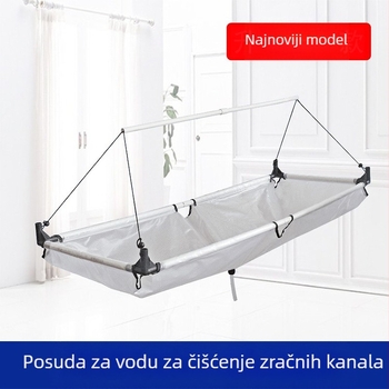 Zadebljani poklopac za čišćenje stroja za zračne kanale, zaštita od prašine za stroj za podešavanje stropa, poseban vodootporni set alata za čišćenje vodene vrećice