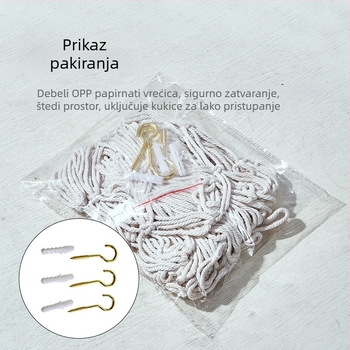 Igračka viseća mreža trokutasta mrežasta vrećica prekogranična vruća rudarstva viseća vrećica za pohranu plišanih igračaka mreža za pohranu trokutasta mreža