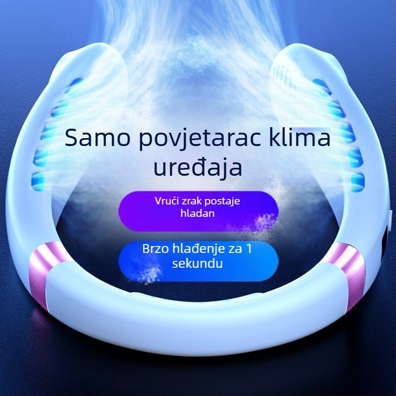 Ventilator koji se nosi oko vrata Ventilator koji se nosi oko vrata Mali ventilator Utišavanje u učionici Mali ventilator Ventilator za punjenje Mali ventilator