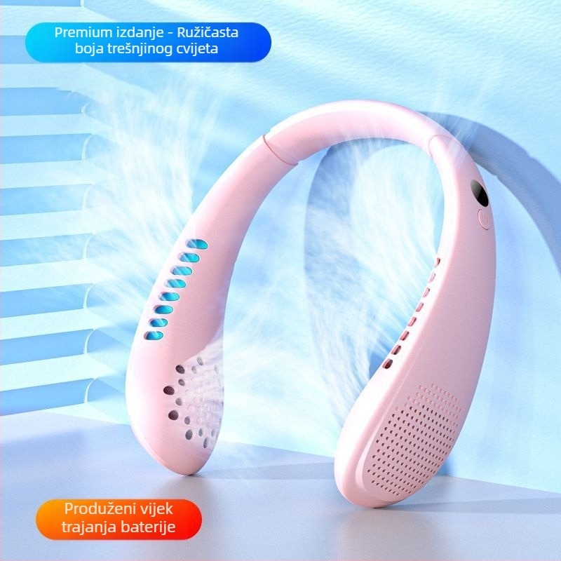 Ventilator koji se nosi oko vrata Ventilator koji se nosi oko vrata Mali ventilator Utišavanje u učionici Mali ventilator Ventilator za punjenje Mali ventilator