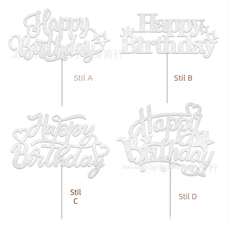 Umetak za rođendansku tortu Umetak za vrh torte Slova Ukras torte Pakiranje za pečenje Internet Izgled slavnih osoba