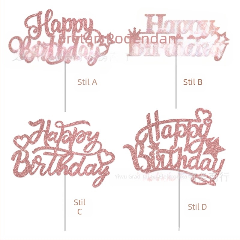 Umetak za rođendansku tortu Umetak za vrh torte Slova Ukras torte Pakiranje za pečenje Internet Izgled slavnih osoba