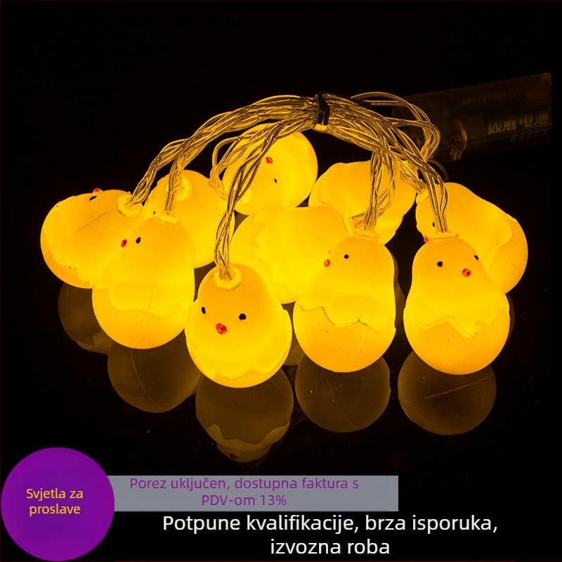 Amazonova najpopularnija uskrsna dekoracija za dječju sobu s ljuskom jajeta, lampionom i treperećim blagdanskim ukrasom