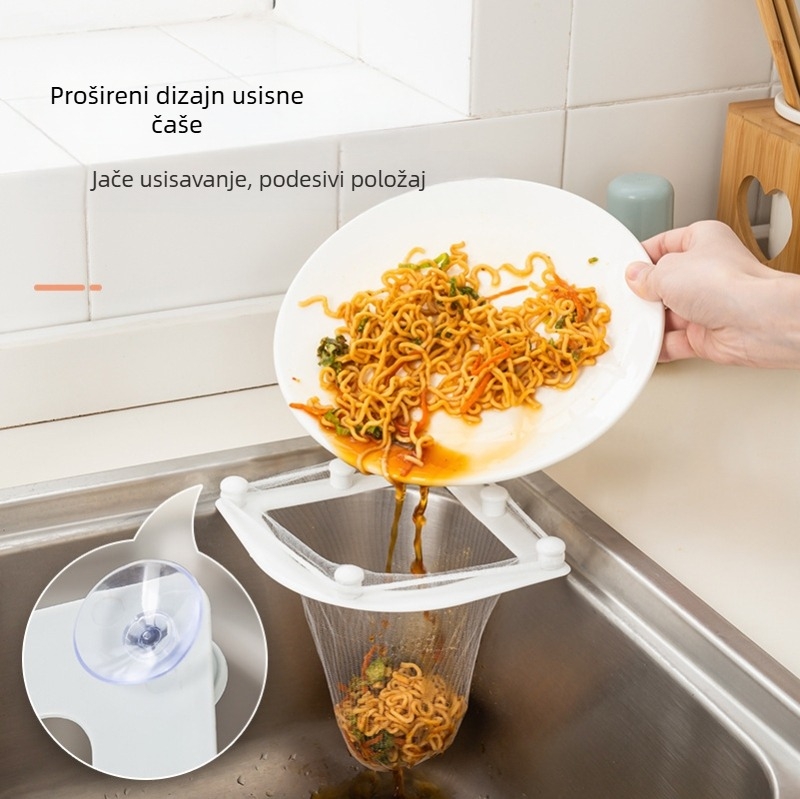 Samostojeća vreća za odvod kuhinjskog sudopera, vreća za jednokratnu upotrebu, vreća za ostatke juhe, vreća za smeće, filter vreća s antiblokirajućim djelovanjem