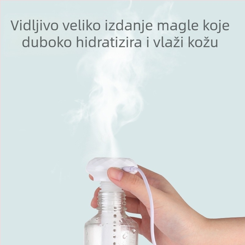Tvornički ovlaživač zraka s direktnim raspršivanjem, USB uređaj za aromaterapiju, Diamond ovlaživač zraka, jesenski i zimski klima uređaj za unutarnji automobil, dodatak vodi