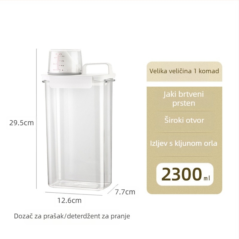 Japanska kutija za pohranu deterdženta za rublje u kupaonici, spremnik za pohranu deterdženta za rublje, prozirna akrilna kutija, kućne svakodnevne potrepštine