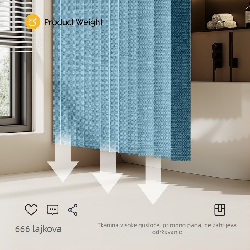 Sklopiva zavjesa za tuširanje, kupaonska vodootporna, otporna na plijesan, mokra i suha, pregradna zavjesa za kupaonicu, platnena zavjesa, vrhunska zavjesa za tuširanje