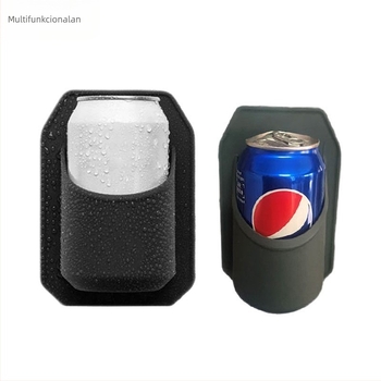 Prekogranični novi stalak za pivo u kupaonici, bešavni stalak za pohranu limenki, naljepnica za Coca-Colu, vodootporni silikonski rupičasti stalak