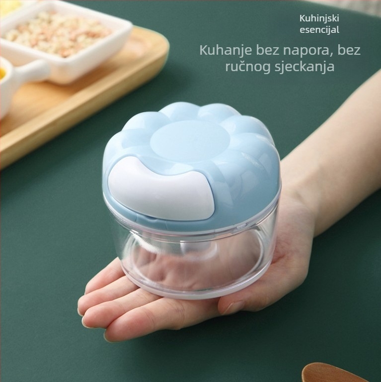 Mini pire od češnjaka, mala ručna mješalica za češnjak, preša za češnjak, kuhinjska mješalica za češnjak, mješalica za češnjak, vadilica češnjaka