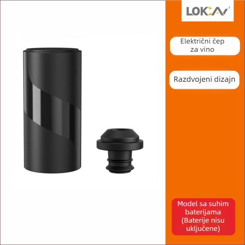 Prekogranični automatski vakuumski zatvarač za vino, mali zatvarač za svježe zatvoreno vino, električni vakuumski čep za boce vina, crno vino