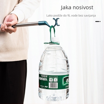 Vilice za odjeću od nehrđajućeg čelika za balkon, uvlačive šipke za odjeću, zadebljane zadebljane vilice za odjeću, šipke za odjeću, produžene šipke za odjeću na veliko