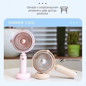 2025 Popularni mini ručni mali ventilator stolni držač za mobitel ventilator studentski ljetni prijenosni ventilator poklon