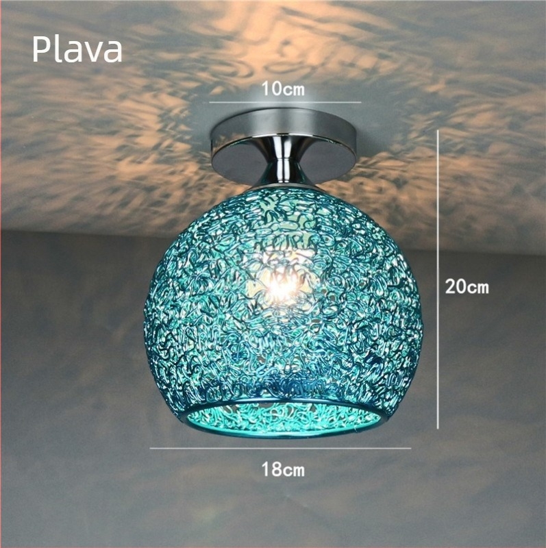 Moderna jednostavna šarena LED stropna lampa, skandinavska spavaća soba, dječja soba, balkon, hodnik, kućna rasvjetna tijela