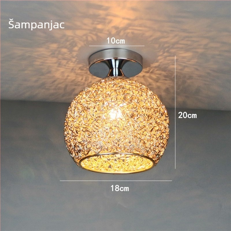 Moderna jednostavna šarena LED stropna lampa, skandinavska spavaća soba, dječja soba, balkon, hodnik, kućna rasvjetna tijela