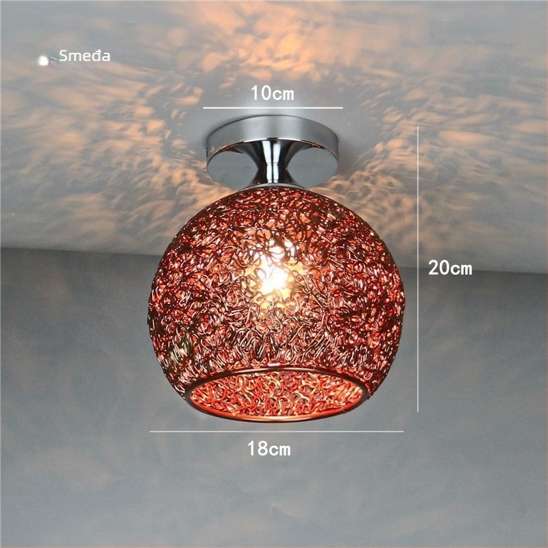 Moderna jednostavna šarena LED stropna lampa, skandinavska spavaća soba, dječja soba, balkon, hodnik, kućna rasvjetna tijela