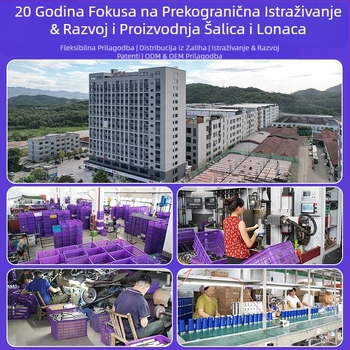 Prekogranična visokokvalitetna šalica od nehrđajućeg čelika s poklopcem, dvoslojna vakuumska šalica za kavu, prijenosna izolacijska šalica za prilagodbu