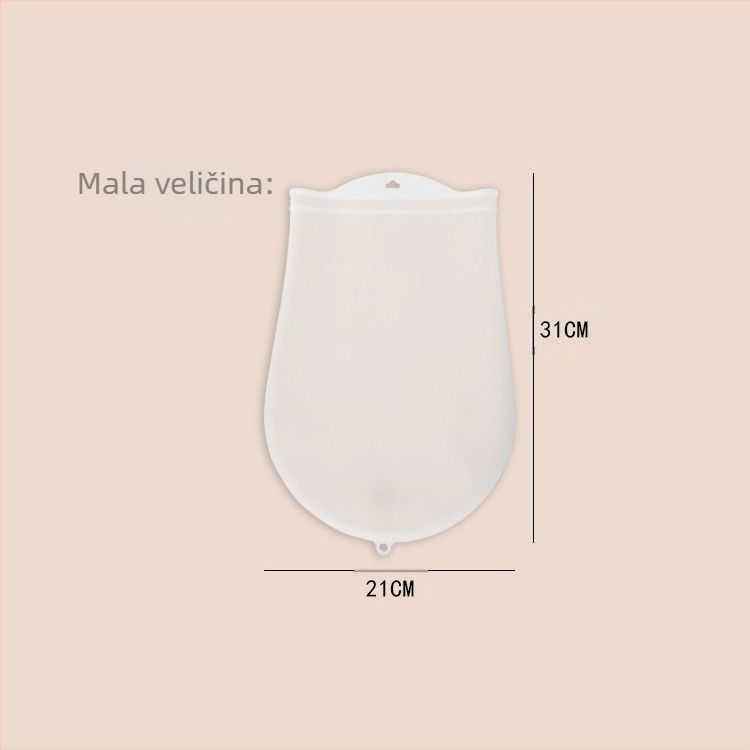 Silikonska vrećica za tijesto za kuhinju, neljepljiva, ručno mijesenje tijesta, vrećica za tijesto za kosu, silikonska vrećica za tijesto zadebljana, prehrambene kvalitete