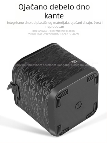 Eva sklopiva kanta za vodu 6 m kanta za vodu kanta za ribolov kreativna kanta za ribu s mrežom i zadebljanjem