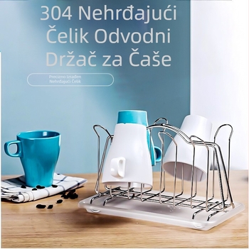 Držač za čaše za vodu od nehrđajućeg čelika 304, kućanski držač za čaše, kreativna vješalica za čaše, držač za čaše za vodu, rasprodaja