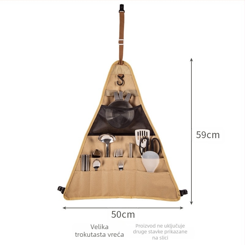 Vanjski šator za kampiranje od aluminijske legure, prijenosni tronožac, sklopivi stalak za pohranu, putni stalak za sušenje, viseći stalak