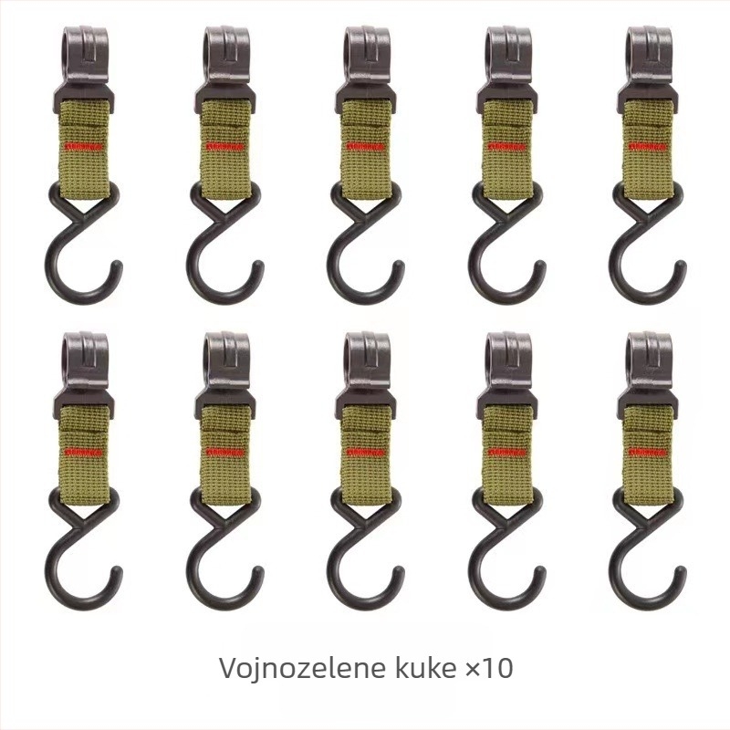 Vanjski šator za kampiranje od aluminijske legure, prijenosni tronožac, sklopivi stalak za pohranu, putni stalak za sušenje, viseći stalak