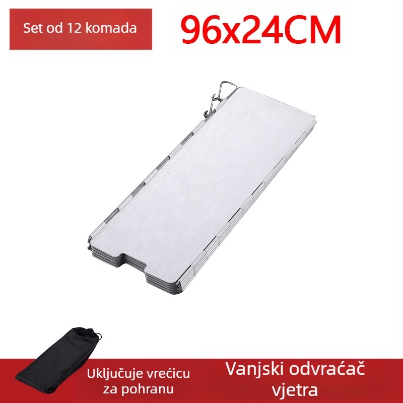 Wind Shield vanjski kasetni štednjak štitnik od vjetra štitnik od vjetra otporan na vjetar prstenasti štednjak kućište plinski štednjak kampiranje sklopivi kampiranje