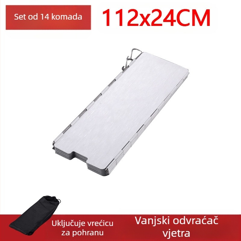 Wind Shield vanjski kasetni štednjak štitnik od vjetra štitnik od vjetra otporan na vjetar prstenasti štednjak kućište plinski štednjak kampiranje sklopivi kampiranje