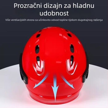 Kaciga za spašavanje života u vodi koja zapluta, potpuno okružena kacigom, prozračna i podesiva, protiv sudara