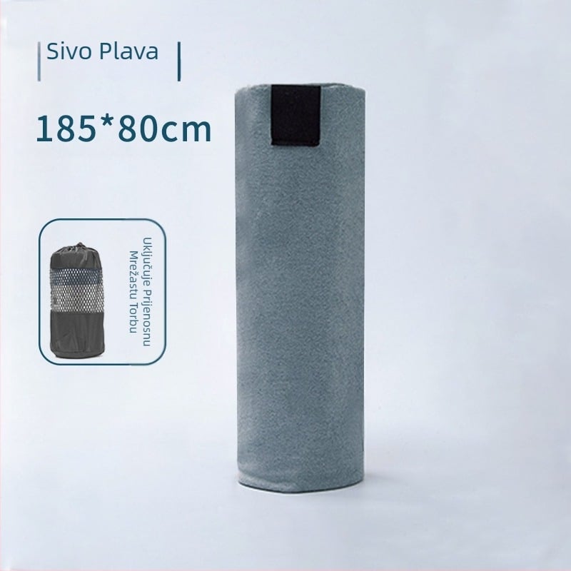 Prijenosna tkanina za jogu, lagana, upija znoj, neklizajuća, ručnik za jogu u zatvorenom prostoru, fitness, sportski, kućni ručnik za jogu