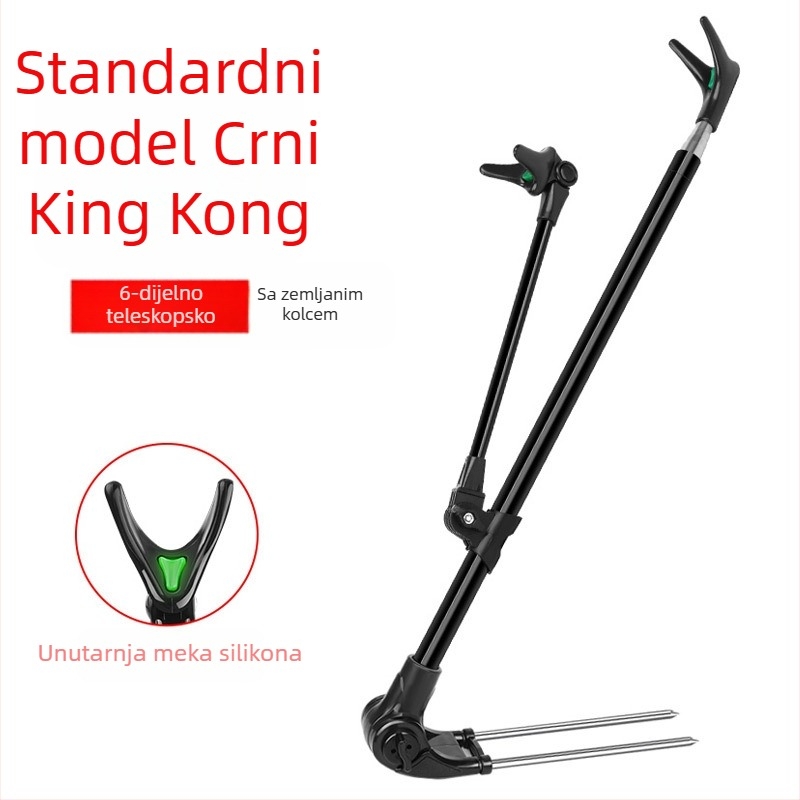 Uzemljenje od nehrđajućeg čelika, nosač za štap za pecanje, nosač za dvostruku upotrebu, kutija za pecanje, stalak za ribolovnu stolicu, štap, ruka, okvir za podršku štapa, veleprodaja