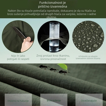 Remen za ljetnu odjeću koja se brzo suši, set hlača, muško tanko odijelo za planinarenje na otvorenom, velika radna odjeća 1025