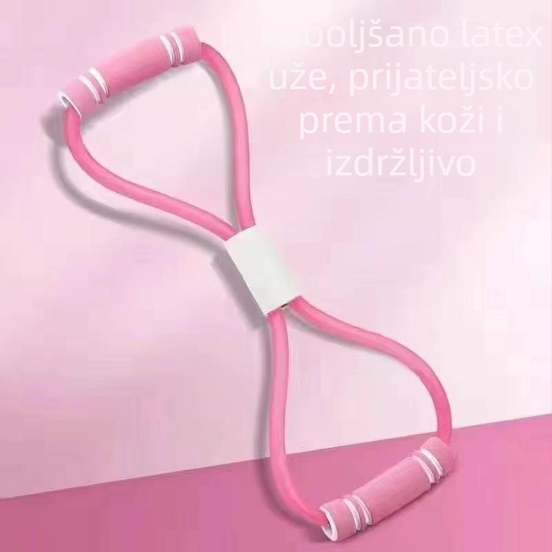 2025 Ženski set od četiri trake za otpor za jogu visoke elastičnosti, fitness trening, oprema za snagu i istezanje visoke elastičnosti