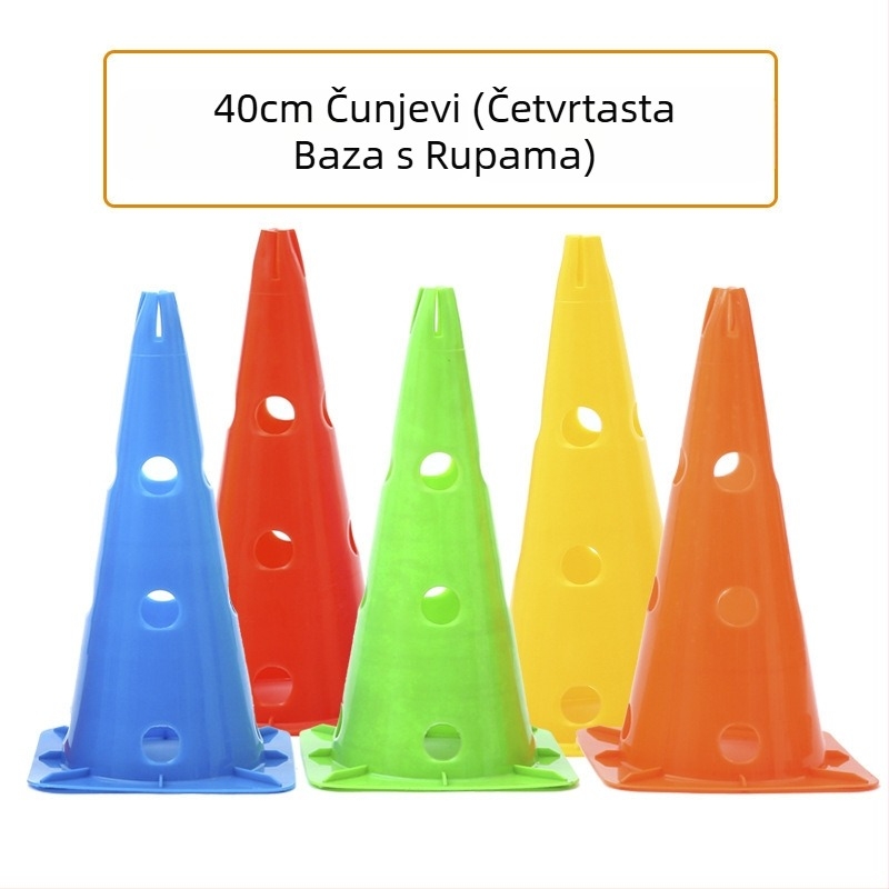 Znak za nogometni trening, kanta za prepreke, sustav za osjet čunja za prepreke, tuba za sladoled za trening, prometni znak za parkiranje, osjetljiv na stup, disk