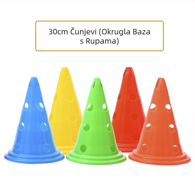 Znak za nogometni trening, kanta za prepreke, sustav za osjet čunja za prepreke, tuba za sladoled za trening, prometni znak za parkiranje, osjetljiv na stup, disk