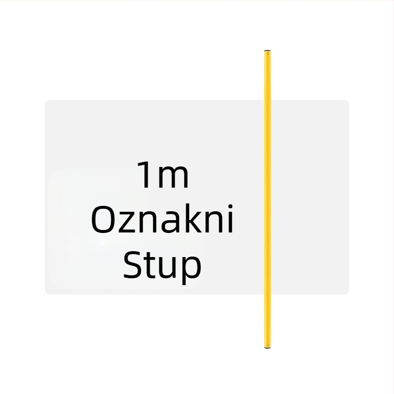 Znak za nogometni trening, kanta za prepreke, sustav za osjet čunja za prepreke, tuba za sladoled za trening, prometni znak za parkiranje, osjetljiv na stup, disk