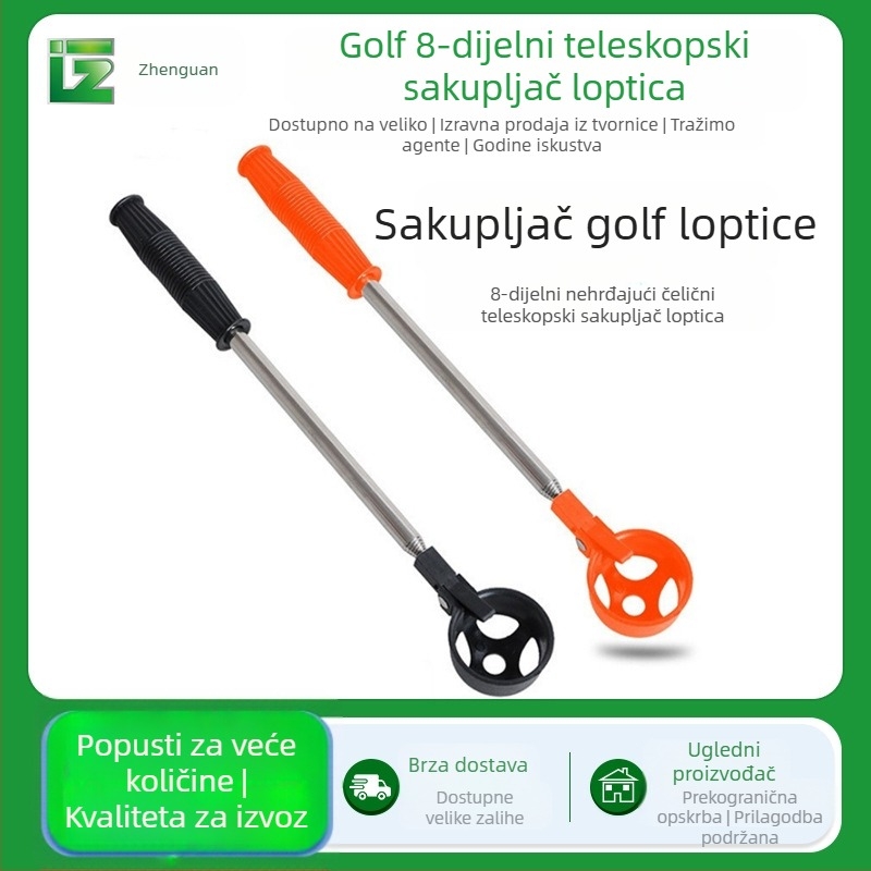 Izravna opskrba tvornice golf 8 antena za hvatanje loptica od nehrđajućeg čelika za hvatanje loptica za palice za golf