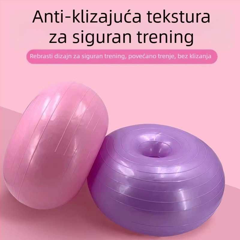 Joga krafna jabuka lopta za fitness lopta zadebljana eksplozijsko otporna ravna joga pilates lopta za ravnotežu kućna lopta s jastukom