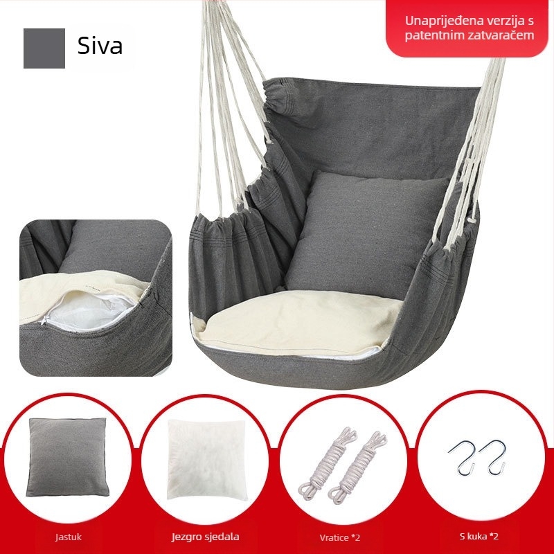 Viseća stolica za studentski dom, ljuljačka, ljuljačka, dječja kolijevka, studentski dom, lijena osoba, umjetnička stolica s prekriženim nogama