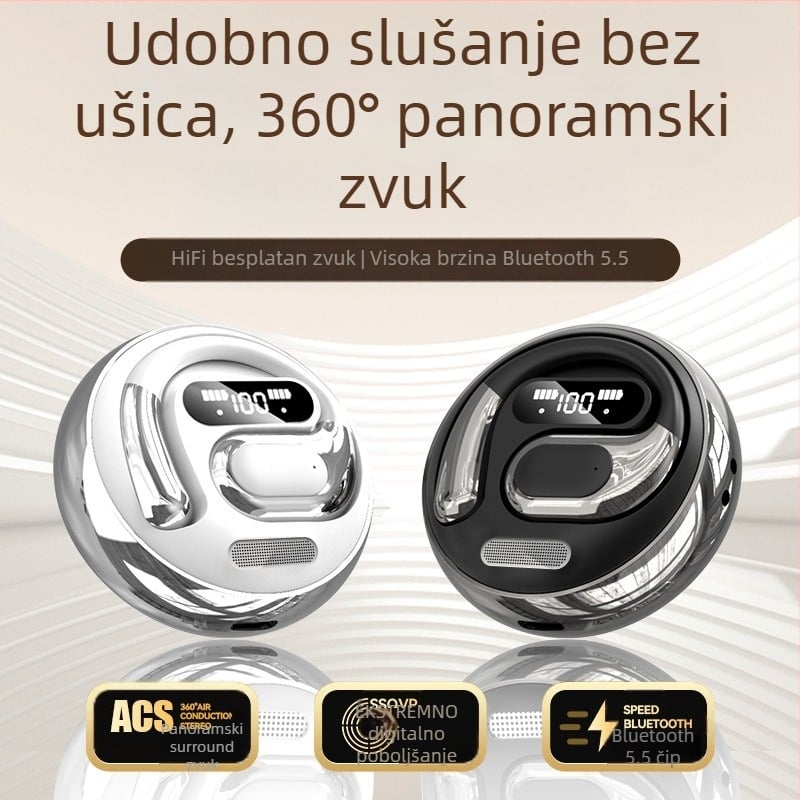 2025 Novi proizvod K02-K03 Bežične Bluetooth slušalice 5.5 Nosive na uho Binauralne Stereo M76 Izvoz Popularni Model Ows