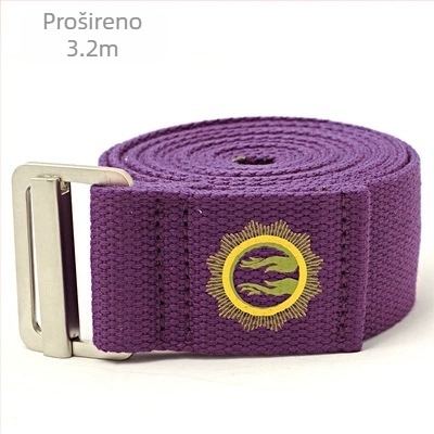 Pojas za istezanje joge 2,5 m, produženi, prošireni, zadebljani, uže za jogu od legure cinka, pomoćni alat za istezanje