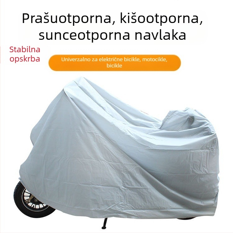 PEVA jednoslojna navlaka za automobil za električni bicikl Otporna na prašinu, kišu i sunce Odjeća za električni bicikl
