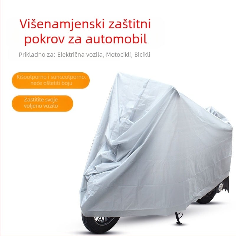 PEVA jednoslojna navlaka za automobil za električni bicikl Otporna na prašinu, kišu i sunce Odjeća za električni bicikl