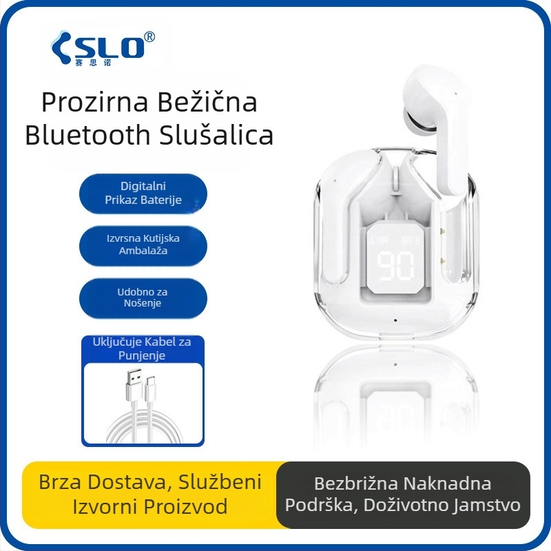 Saino bežične Bluetooth slušalice s punjenjem za Apple, Huawei, Oppo, Xiaomi, 16Pro, Maxxis 15Pro