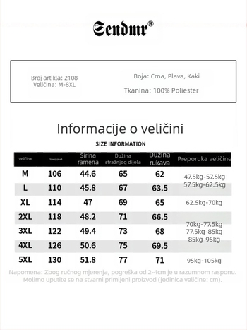 Topli kaput s vertikalnim ovratnikom i pamučnom podstavom za muškarce za jesen i zimu, novi široki casual kaput za sve kombinacije, muška perjana jakna s pamučnom podstavom, pamučna jakna s prekograničnom podstavom