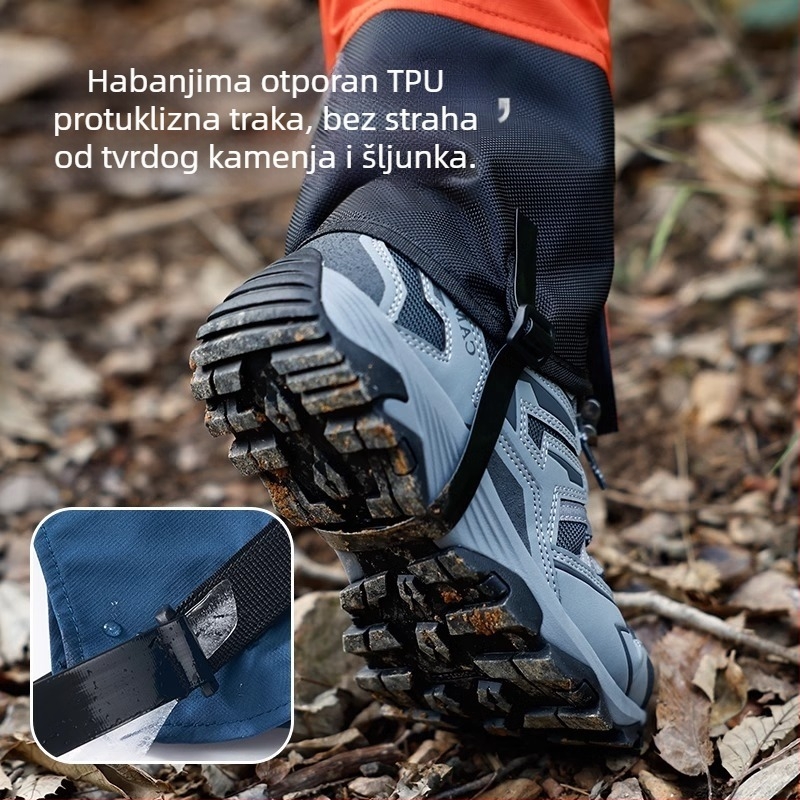 Tuban navlaka za snijeg na otvorenom za planinarske cipele, vodootporna, otporna na kišu, štitnik za noge za dječake i djevojčice, zaštita od pustinjskog pijeska