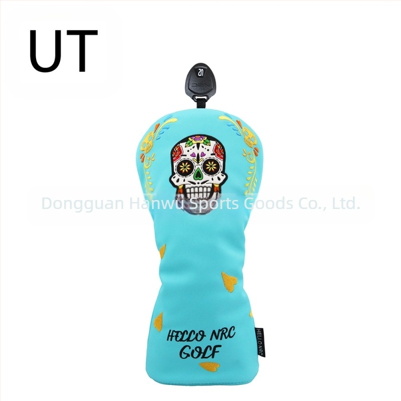 Novi proizvođači veleprodaje prekogranične e-trgovine navlaka za golf palicu, navlaka za drveni stup, odijelo za lubanju, navlaka za stup