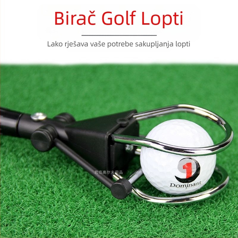 Berač loptica za golf, berač loptica s pet dijelova, uvlačivi berač loptica od aluminijske legure, pribor za golf, 3 boje