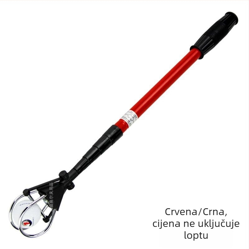 Berač loptica za golf, berač loptica s pet dijelova, uvlačivi berač loptica od aluminijske legure, pribor za golf, 3 boje